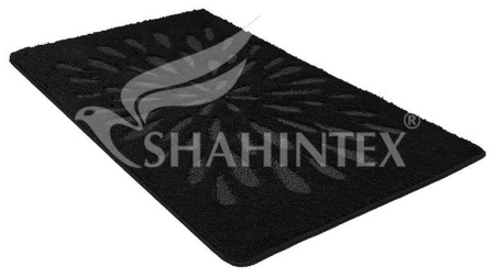 Коврик Shahintex РР Lux 50*80 черный 18 895530