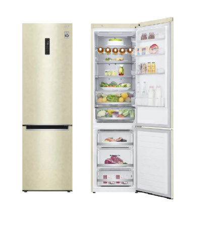 Холодильник LG GA-B509MEUM, цвет Бежевый