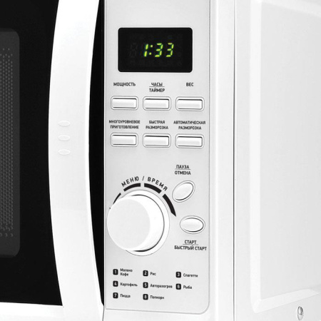 Микроволновая печь BBK 20MWS-719T/W, цвет Белый, 20 л.