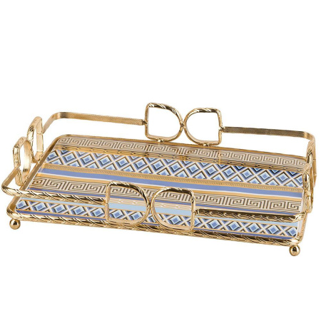 Поднос сервировочный NH Golden Blue 34,5х23,5х1,3 см 0200189