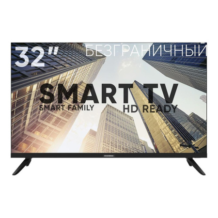  32" (81см) Телевизор Soundmax SM-LED32M12S, SMART, HD 1366x768, Цвет Нет