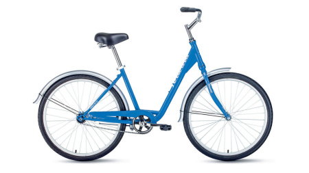 Велосипед Forward Grace 26 1.0 (рост 17") 2019-20 синий/белый