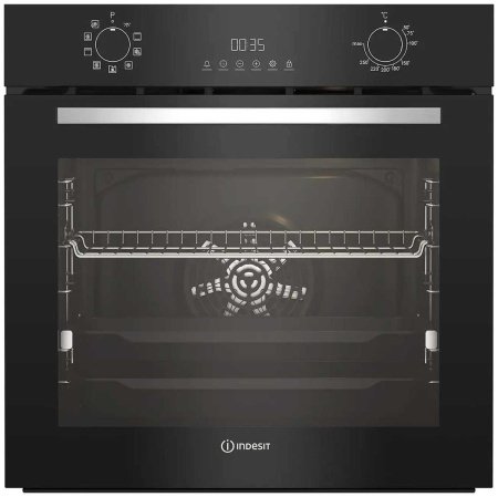 Встраиваемый Электрический духовой шкаф Indesit IFE 4841 J BL, цвет Чёрный
