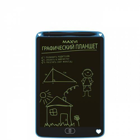 Планшет для рисования Maxvi MGT-01C Blue