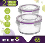 Набор контейнеров Eley круглые 2 шт ELSTH010P
