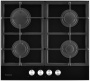 Встраиваемая варочная панель Газовая Hotpoint HG 61F, 58,5 см, цвет Чёрный