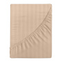 Простыня на резинке Verossa Stripe 140/200/20 Bronze Сатин 754958
