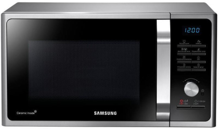 Микроволновая печь Samsung MS23F302TQS, цвет Серебристый, 23 л.
