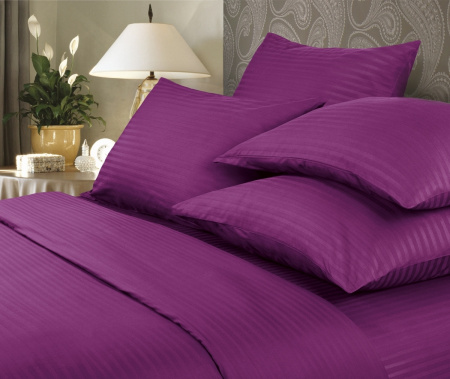 КПБ 1,5 сп Verossa Stripe Violet 70/70 Сатин 738035