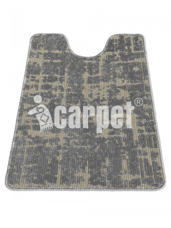 Коврик Shahintex Арт Icarpet Гранж 60*80 серый с бисквитным 7 834167