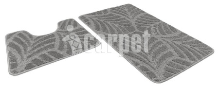 Набор ковриков Shahintex Актив Icarpet 50*80 и 50*40 001 пепельный 74 892072