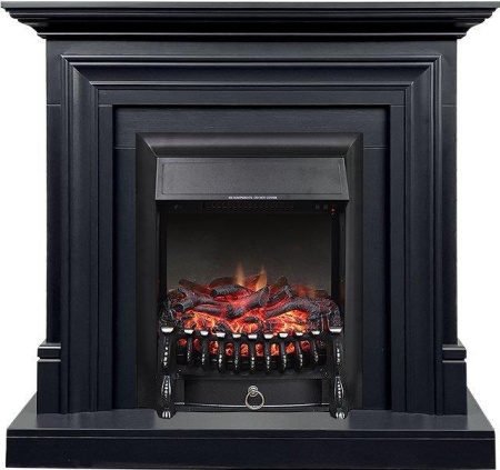 Каминокомплект: Портал Bradford серый графит с очагом Royal Flame Fobos FX Black