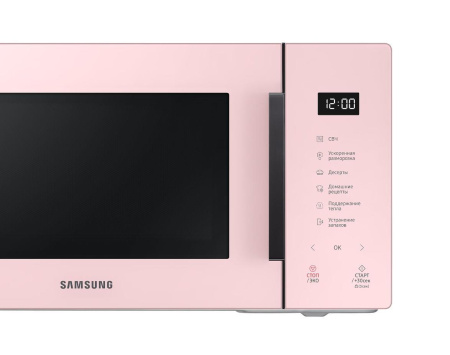 Микроволновая печь Samsung MS23T5018AP, цвет Розовый, 23 л.