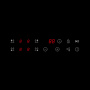 Встраиваемая варочная панель Индукционная Indesit IS 40CQ60 NE, 59 см, цвет Чёрный