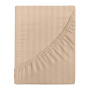 Простыня на резинке Verossa Stripe 200/200/20 Bronze Сатин 754034
