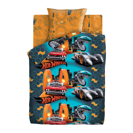 КПБ 1,5 сп Hot Wheels Опасные гонки 70/70 Бязь 562293