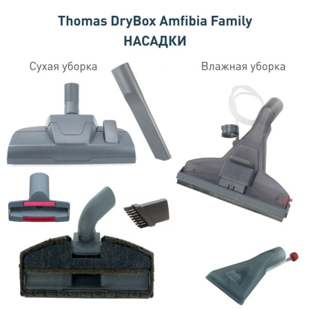 Пылесос Thomas DryBOX Amfibia Family