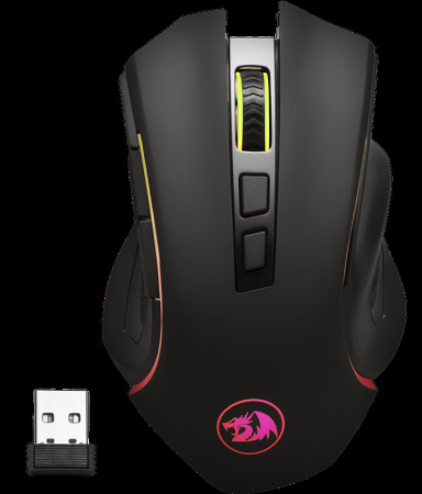 Мышь Redragon Griffin RGB Беспроводная (Wireless USB) Black
