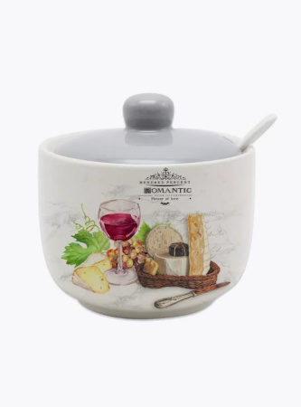 Сахарница Prima Collection Сыр и вино 450 мл PC78CW450/ HC293-F08