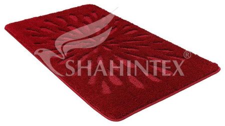 Коврик Shahintex РР Lux 60*100 бордовый 45 450134