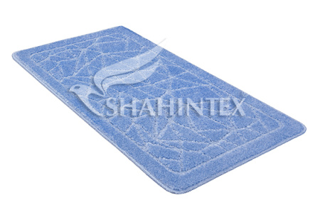 Коврик Shahintex РР 60*100 001 голубой 11