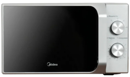 Микроволновая печь Midea MM720C2MV-S, цвет Серебристый, 20 л.