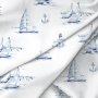 КПБ Семейный Verossa Regatta blue 50/70, 70/70 Сатин 921450